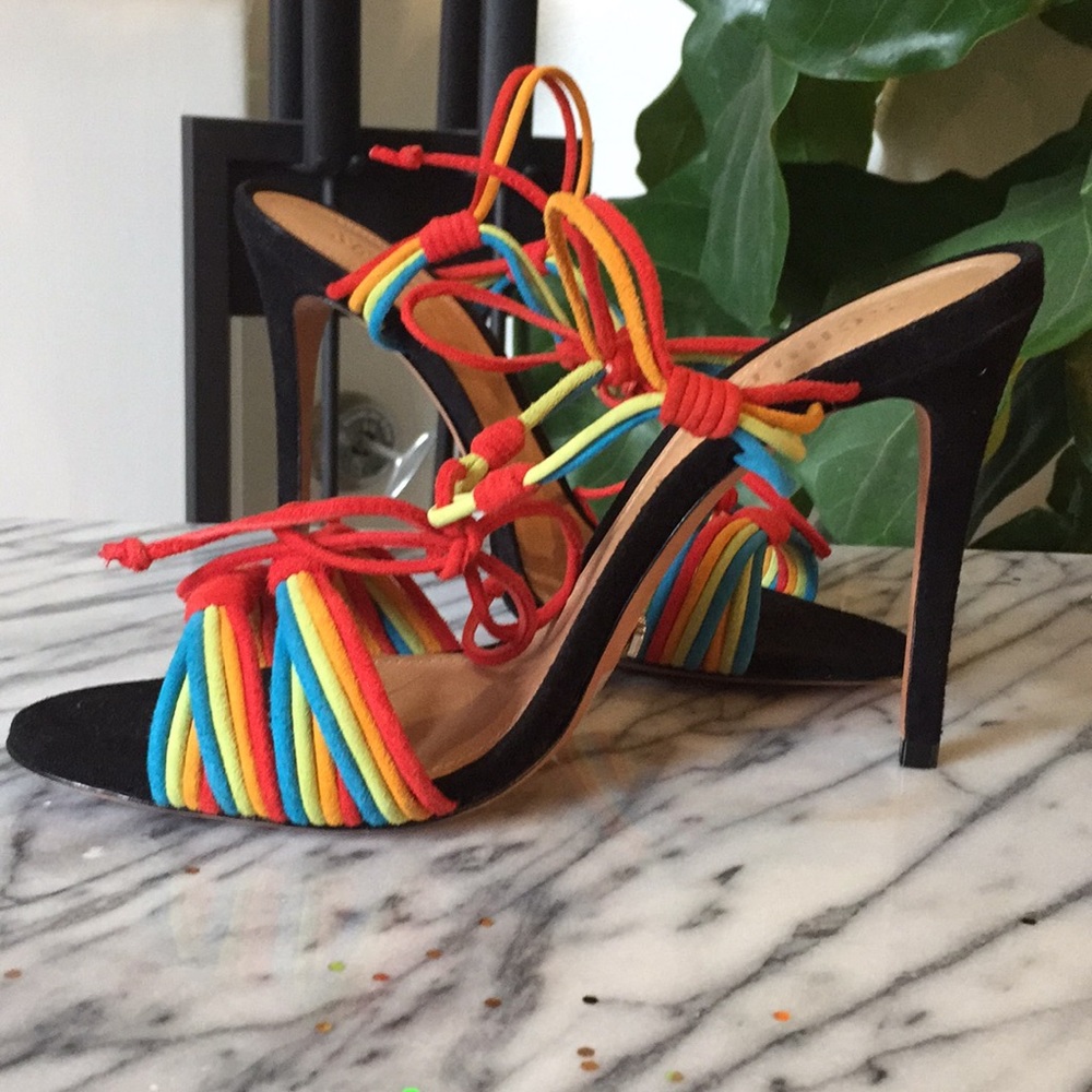 BRAND NEW! SCHUTZ multi color sandal - Picture 3 of 5